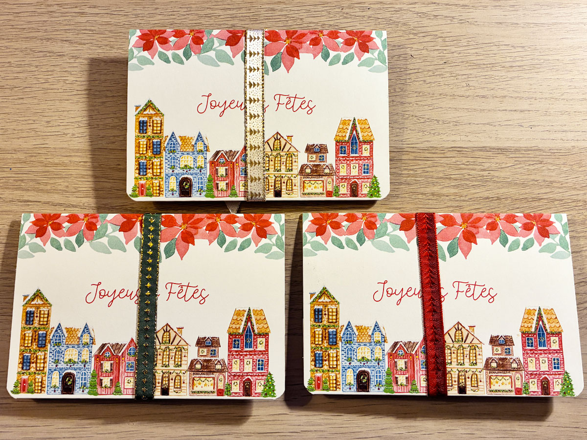 Pochette cadeau Village de Noël – Image 6