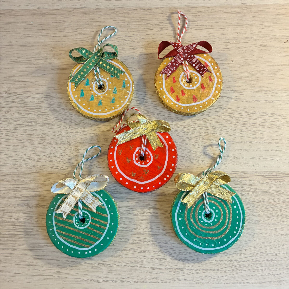 Lot décorations sapin