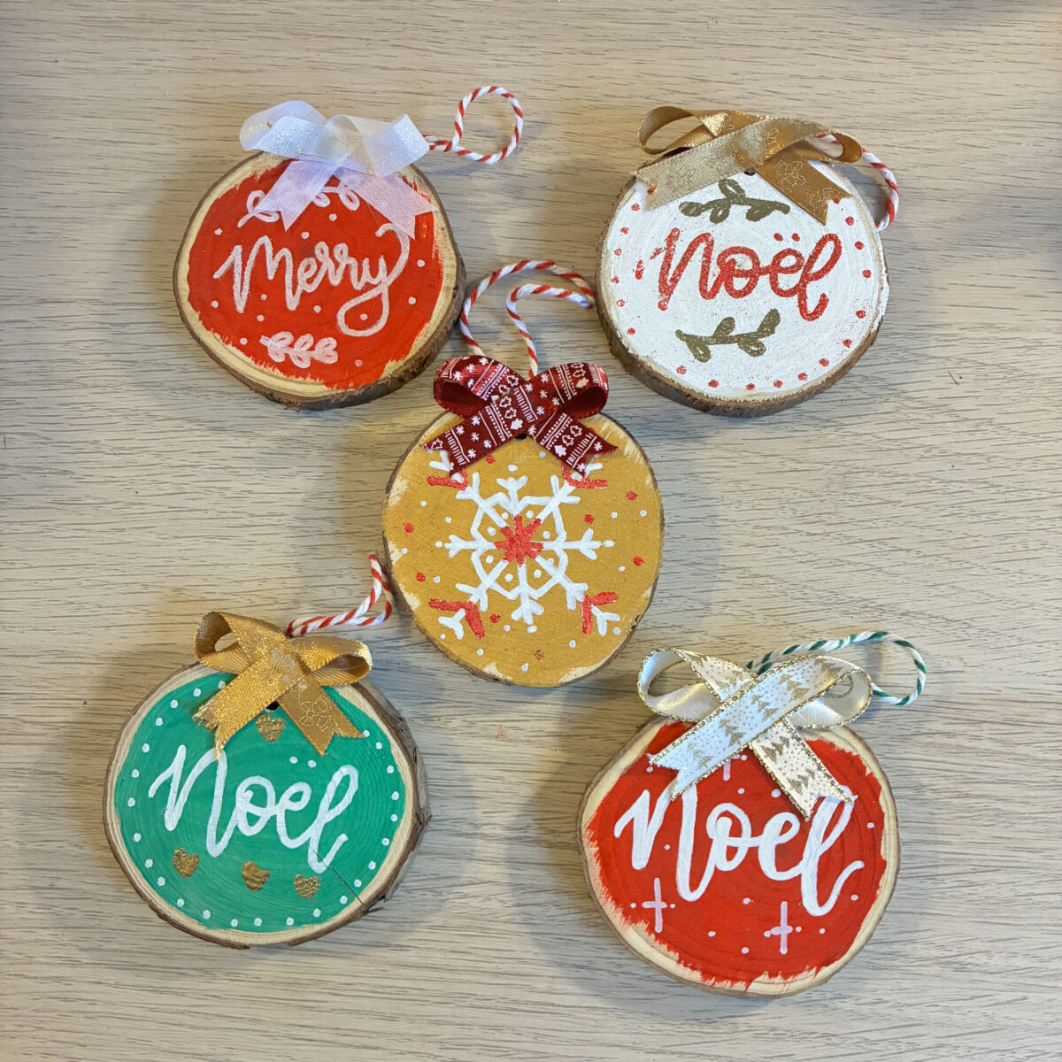 Lot décorations sapin