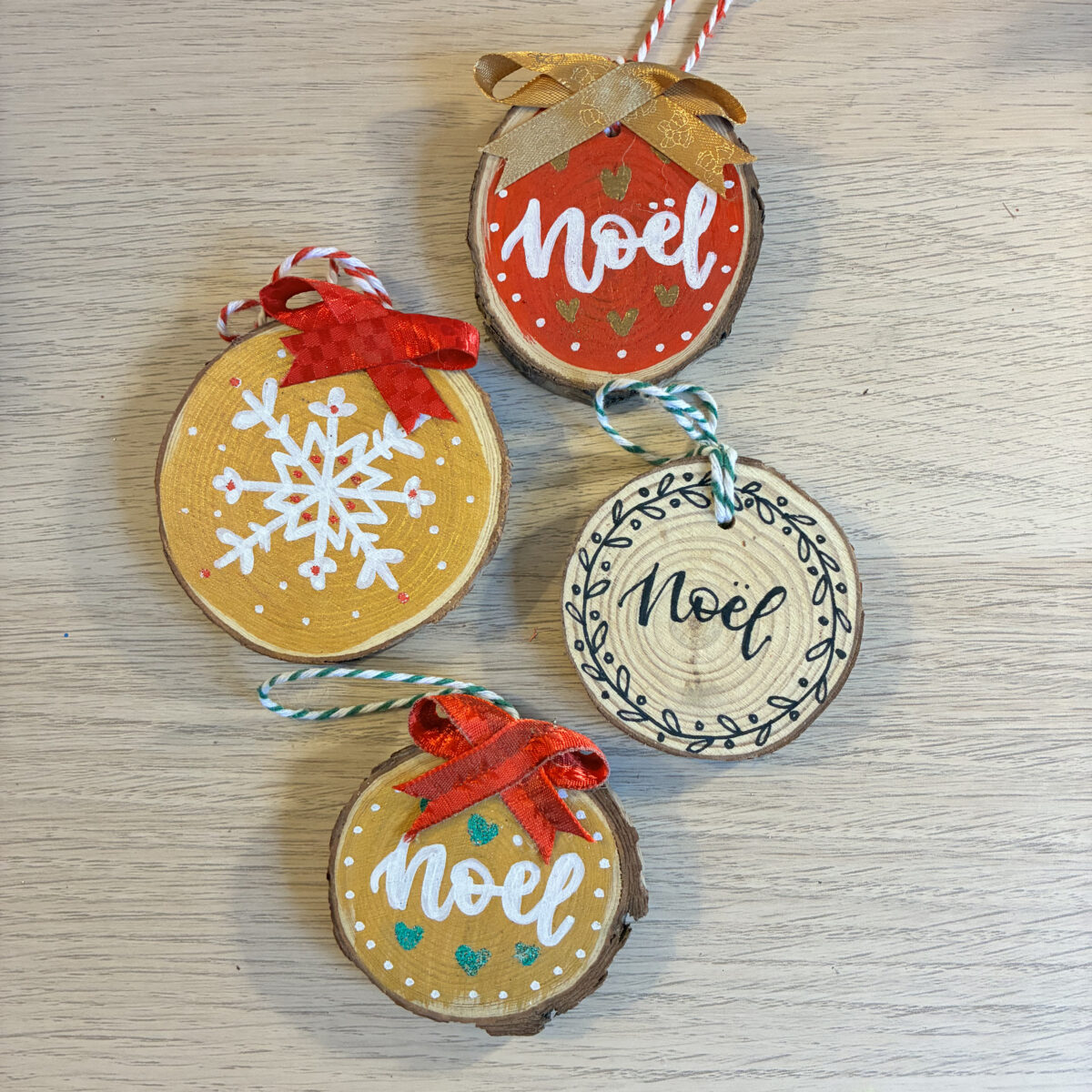 Lot décorations sapin