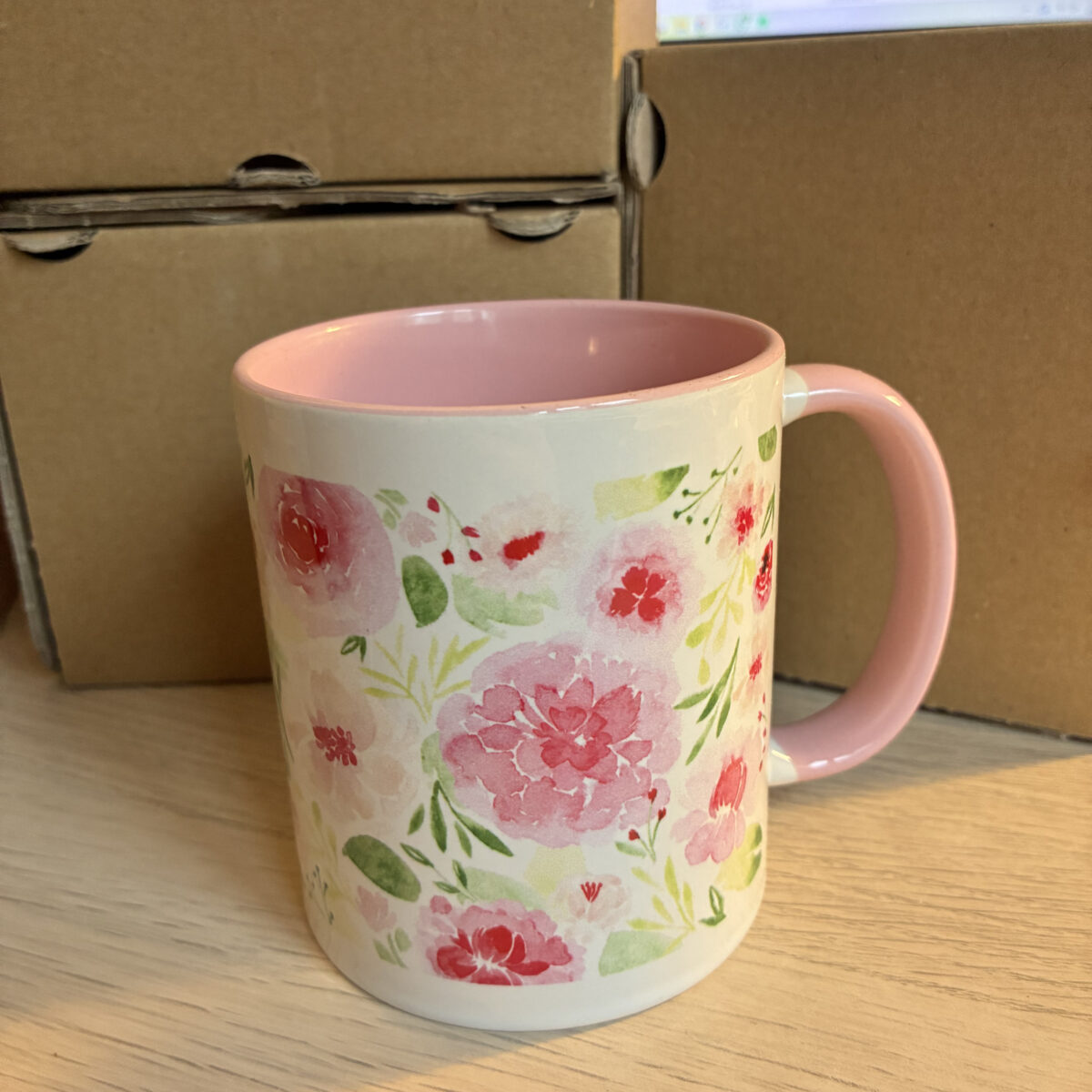 Mug fleuri
