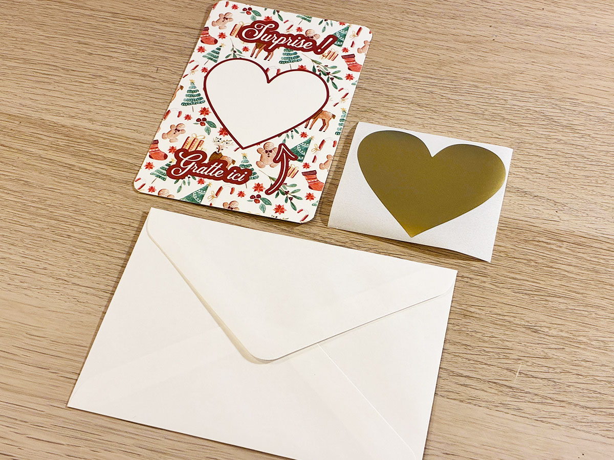 Carte à gratter Noël – Image 2